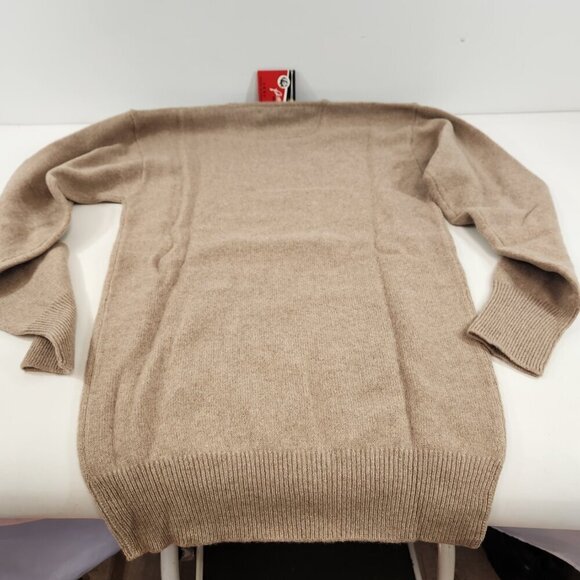 Panda Cashmere / Wool Blend Beige Sweater Vintage New w/ Tags - Picture 6 of 8